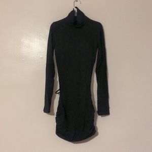 Asos asyou high neck mini dress with hip cutouts